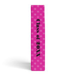 Zebra Print Pink Polka Dot School binders