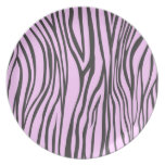 Zebra Print Plates