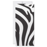 Zebra Print Personalized Rack Card