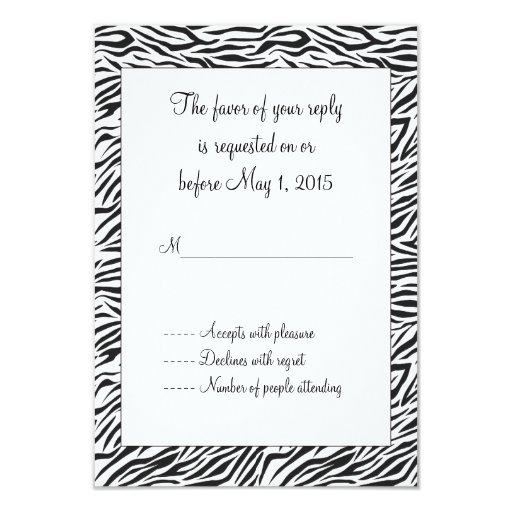 rsvp card printing