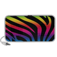 Zebra Print Speakers (Rainbow) doodle