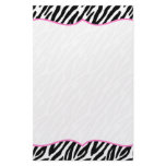 Zebra Print Stationery