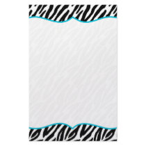 Zebra Print Stationery