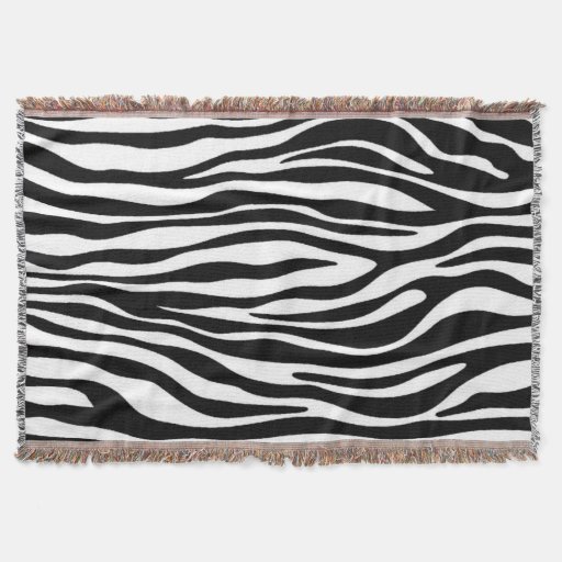 Zebra Print Throw Blanket Zazzle