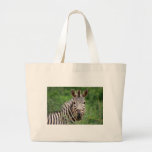 Zebra profile canvas bags