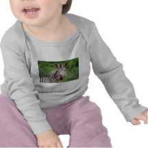 Zebra profile tee shirts