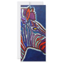 Zebra Rainbow by Piliero rack cards