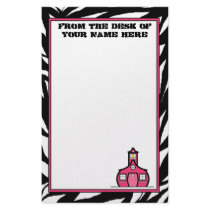 Zebra Schoolhouse Stationery