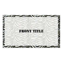 Zebra Skin Camouflage Texture Business Cards
