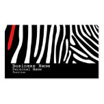 Zebra Skin Modern Cool Style Business Card business cards