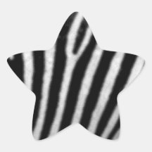 ZEBRA STAR STICKERS