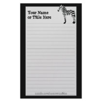 Zebra Stationary stationery