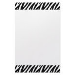 Zebra Personalized Stationery