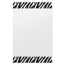 Zebra Personalized Stationery