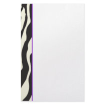 Zebra Customized Stationery
