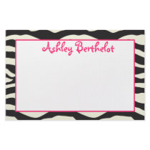 Zebra Stationery Design