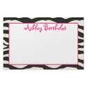 Zebra stationery