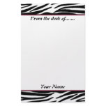 Zebra Stationery