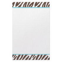 Zebra Personalized Stationery