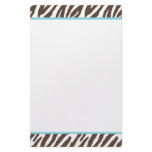 Zebra Personalized Stationery