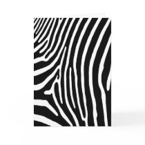 Zebra Stripe Card (black & white)