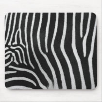 Zebra Stripe Pattern Mouse Pad