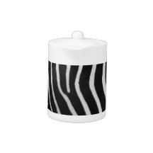 Zebra Stripe Pattern Teapot