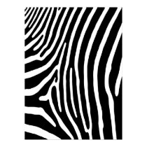 Zebra Stripe Print (black & white) by shadeandstone Zebra Stripe Print (black & white)