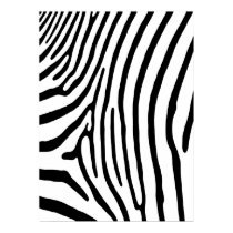 Zebra Stripe Print (white & black) by shadeandstone Zebra Stripe Print (white & black)