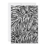 Zebra Stripe Swirls Pattern backgrounds fashion Custom Invite