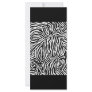 Zebra Stripe Swirls Pattern backgrounds fashion Rack Card Template
