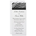 Zebra Stripe Wedding Invitations