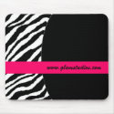 Zebra Striped Mousepad