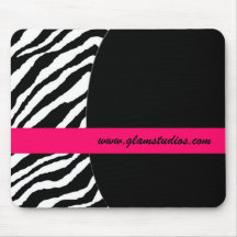 Zebra Striped Mousepad