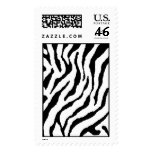 Zebra Striped Postage Stamps