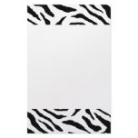 Zebra Striped Stationery