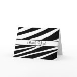 Zebra Stripes All Ocassion Thank You Note Greeting Cards