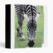Zebra Stripes Binder