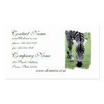 Zebra Stripes Business Card