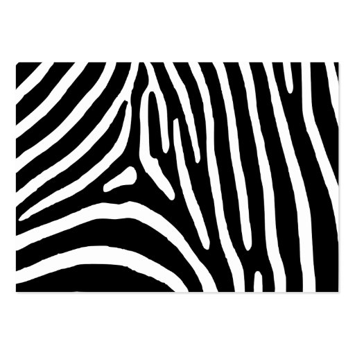 Zebra Stripes Business Cards (front side)