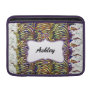 zebra stripes chic purple elegance macbook air sleeves