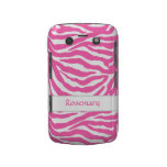 Zebra Stripes In Hot Pink On Blackberry Bold Case
