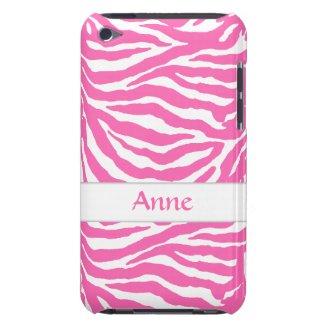 Zebra Stripes In Hot Pink On iPod Touch Case-Mate casematecase