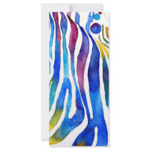 ZEBRA STRIPES rack cards by Whimzicals ZEBRA STRIPES rack cards