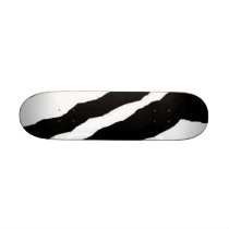 Zebra Stripes Skateboard by brokenheartsrock Zebra Stripes Skateboard