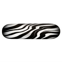 Zebra Stripes Skateboard