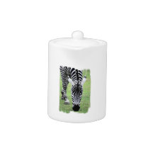 Zebra Stripes Teapot