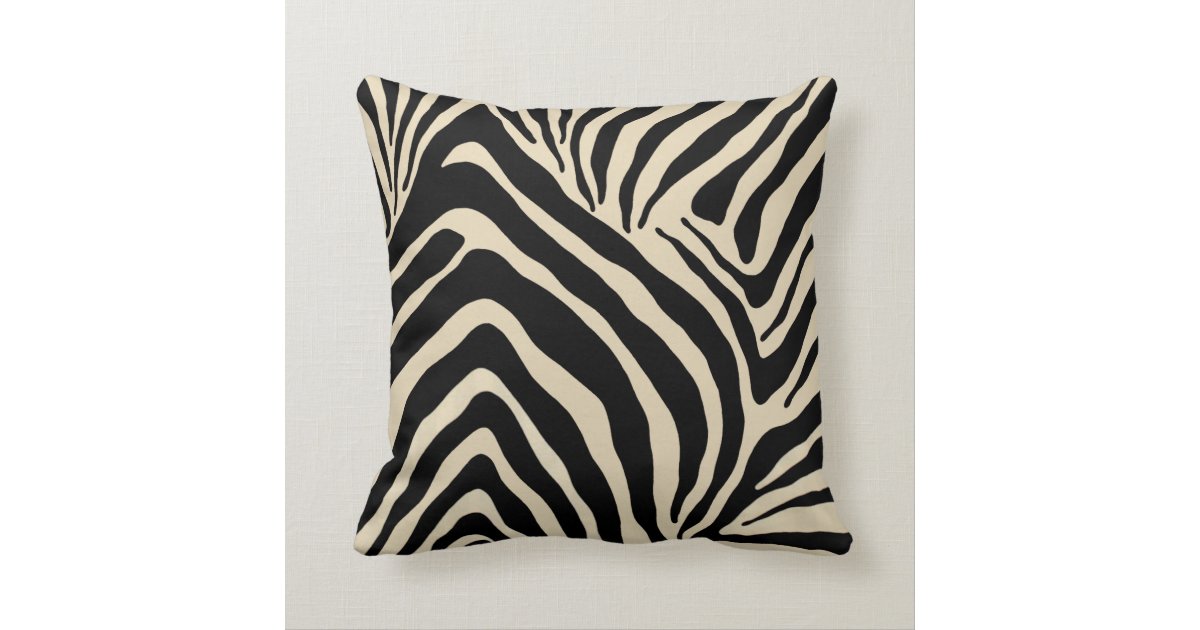 Zebra Stripes Throw Pillow Zazzle