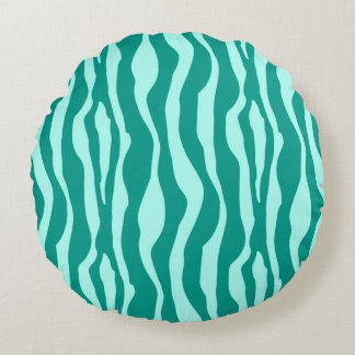 Turquoise Blue Zebra Print Pillows - Decorative & Throw Pillows Zazzle