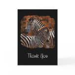 Zebra Thank You Cards